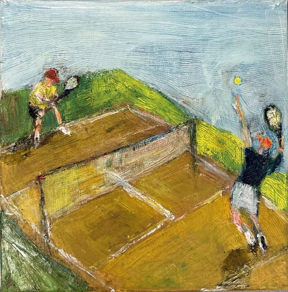 The tennis players  (SOLD)